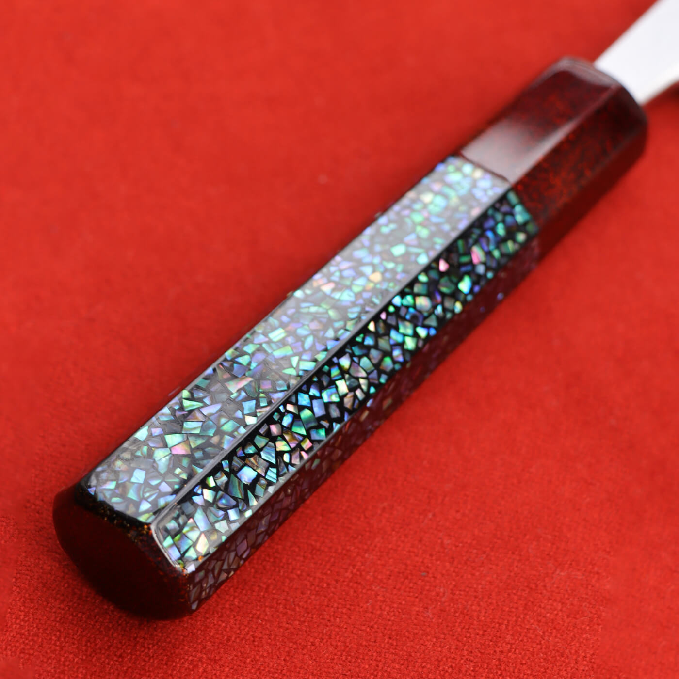 Masamoto Hon-Kasumi Shirogami Steel Deba Urushi Saya