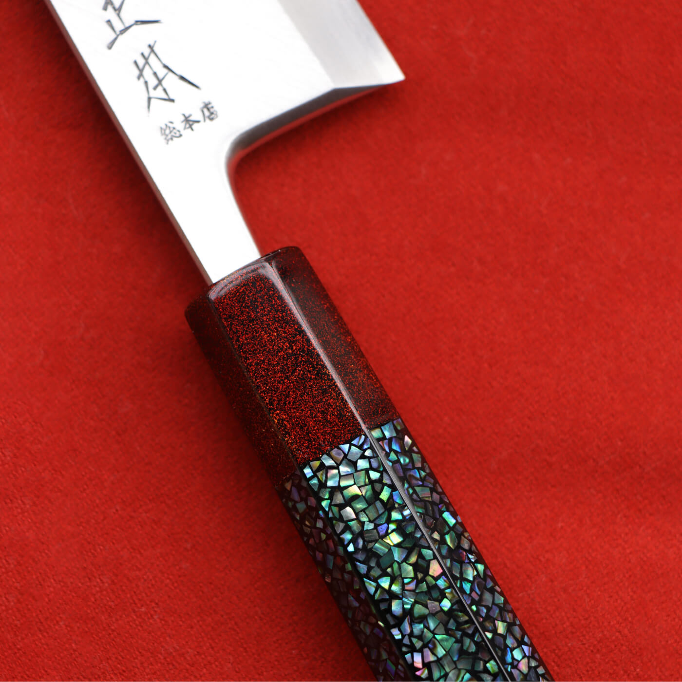 Masamoto Hon-Kasumi Shirogami Steel Deba Urushi Saya