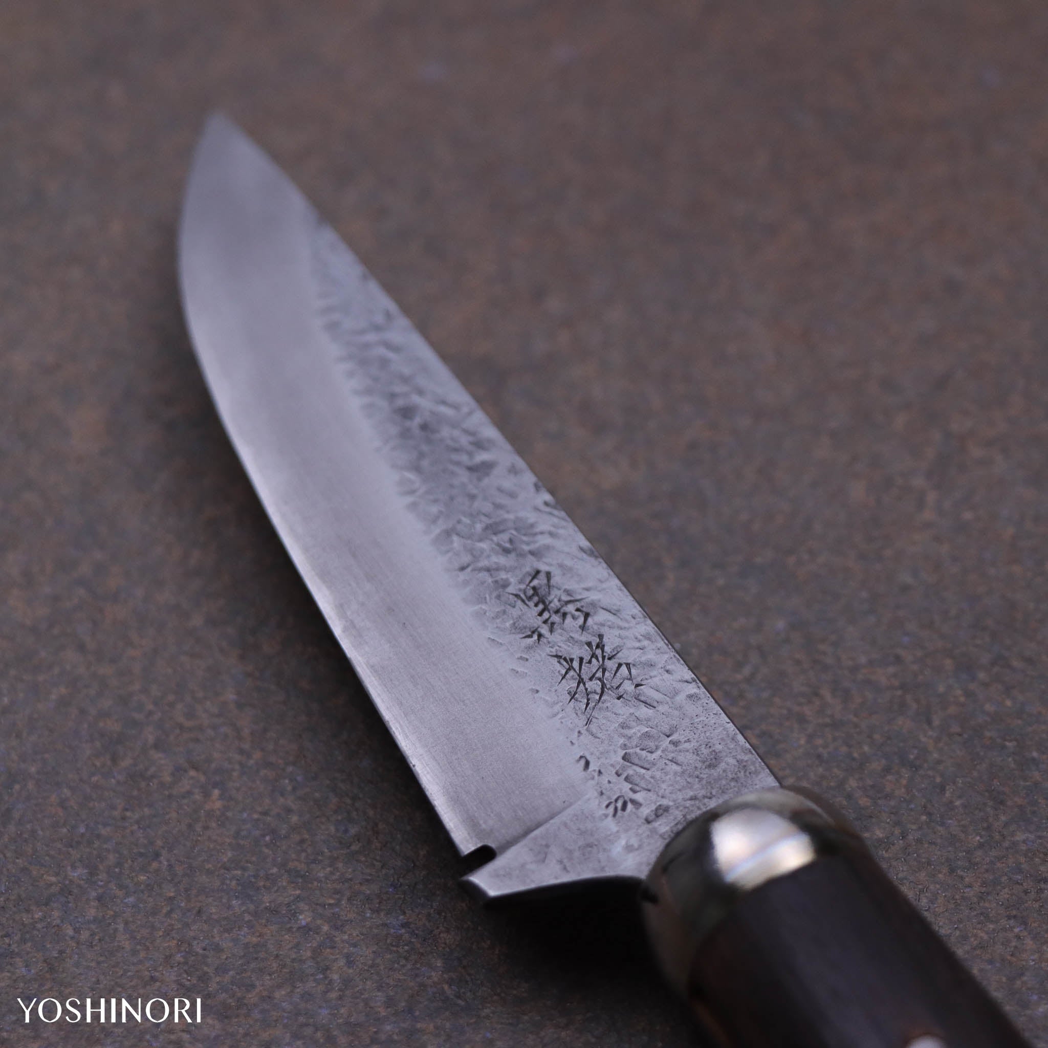 和式刃物刀匠特別限定 黒猪系列 岩井丈作 古式鍛錬「静寂」獵刀