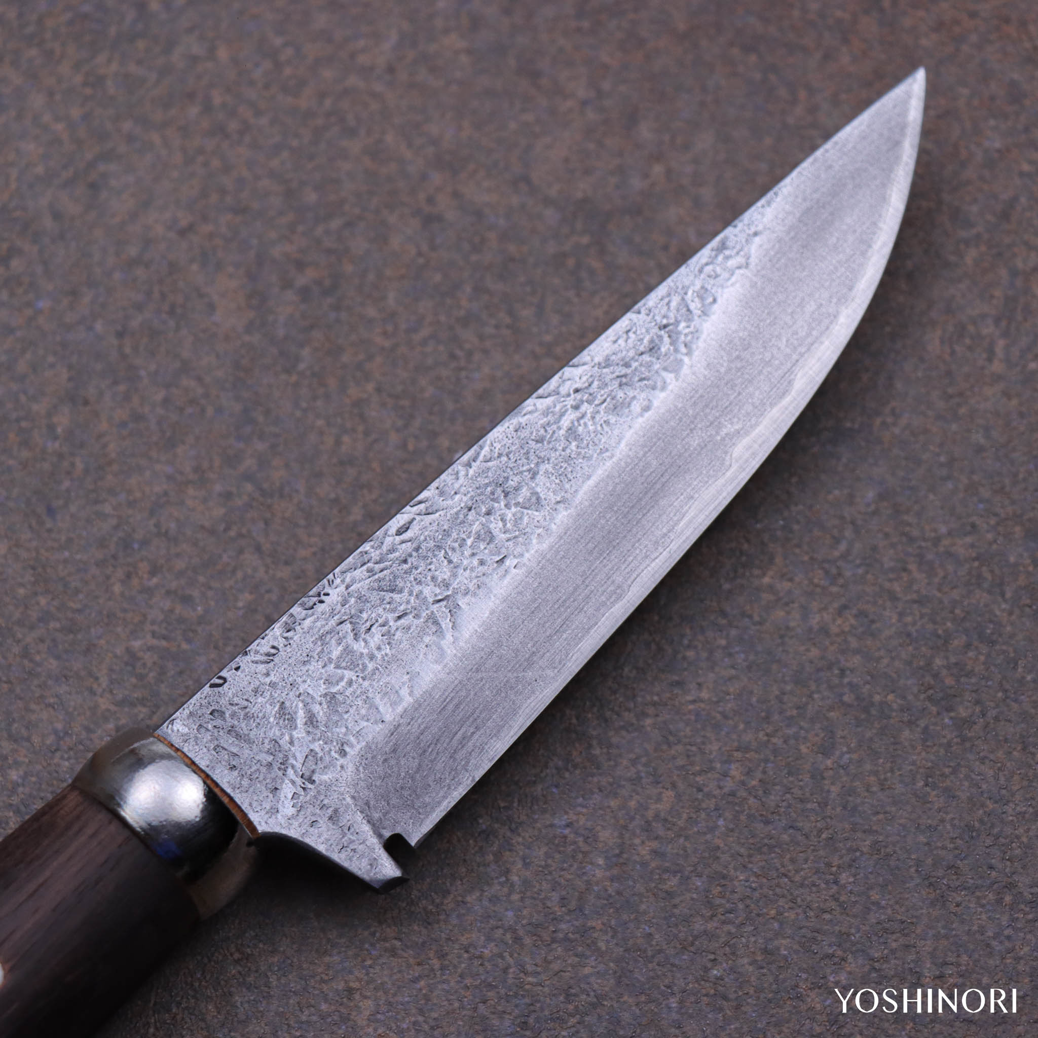 和式刃物刀匠特別限定 黒猪系列 岩井丈作 古式鍛錬「静寂」獵刀