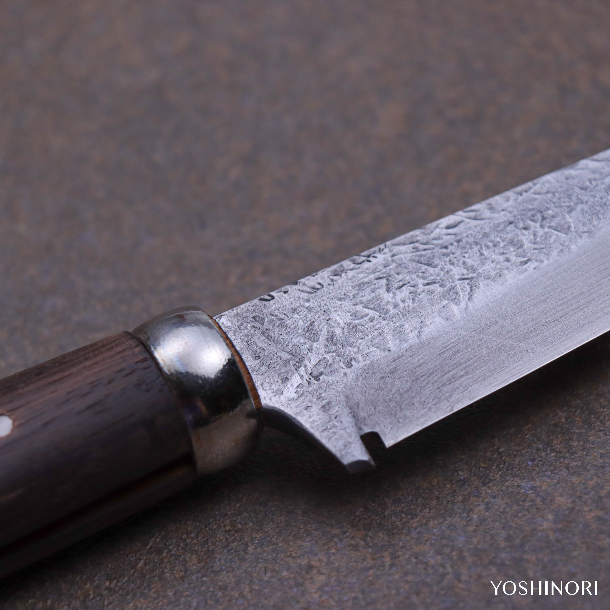 和式刃物刀匠特別限定 黒猪系列 岩井丈作 古式鍛錬「静寂」獵刀