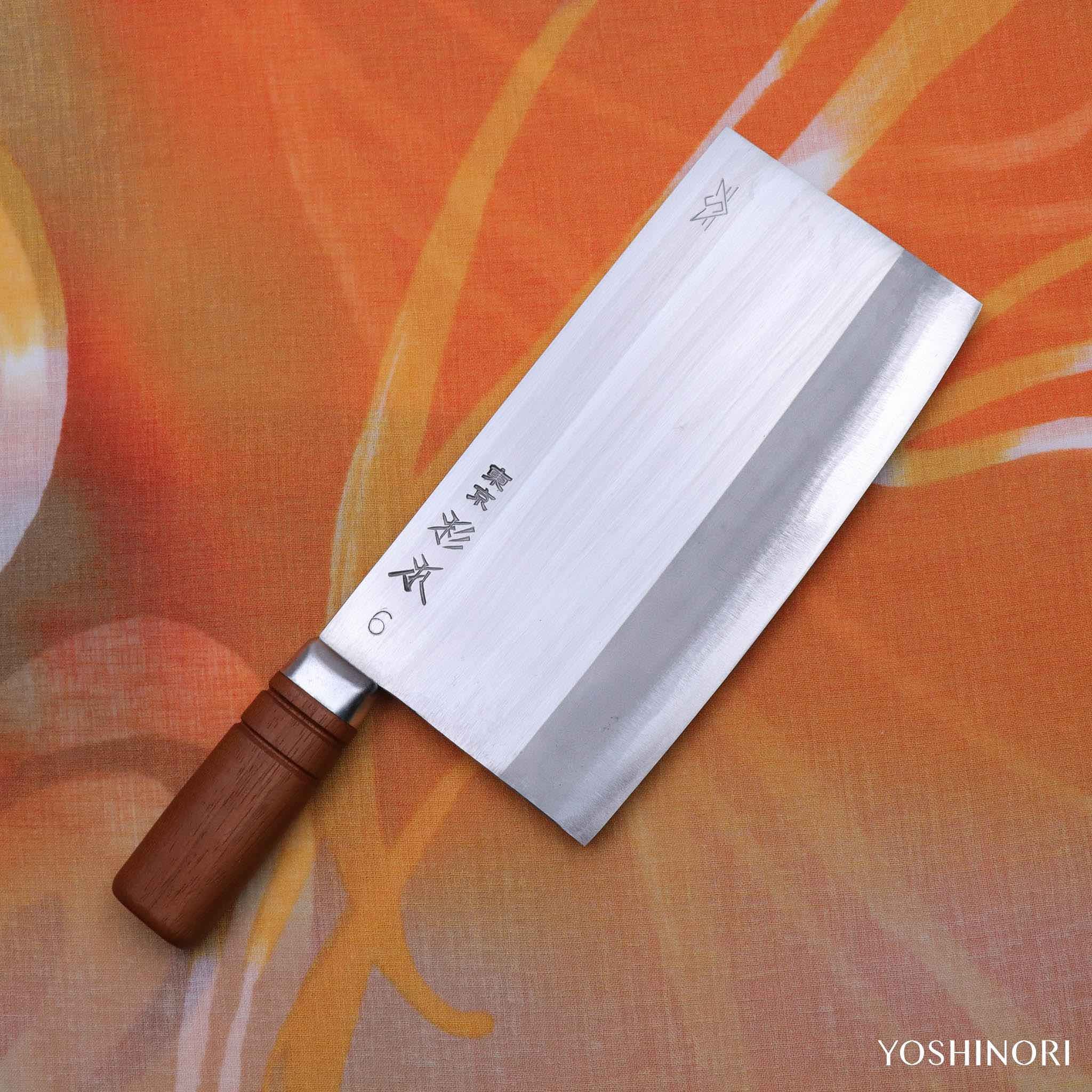 【買い正本】【未使用品】東京杉本　中華包丁7号　NO.4007 ツバ付 調理器具