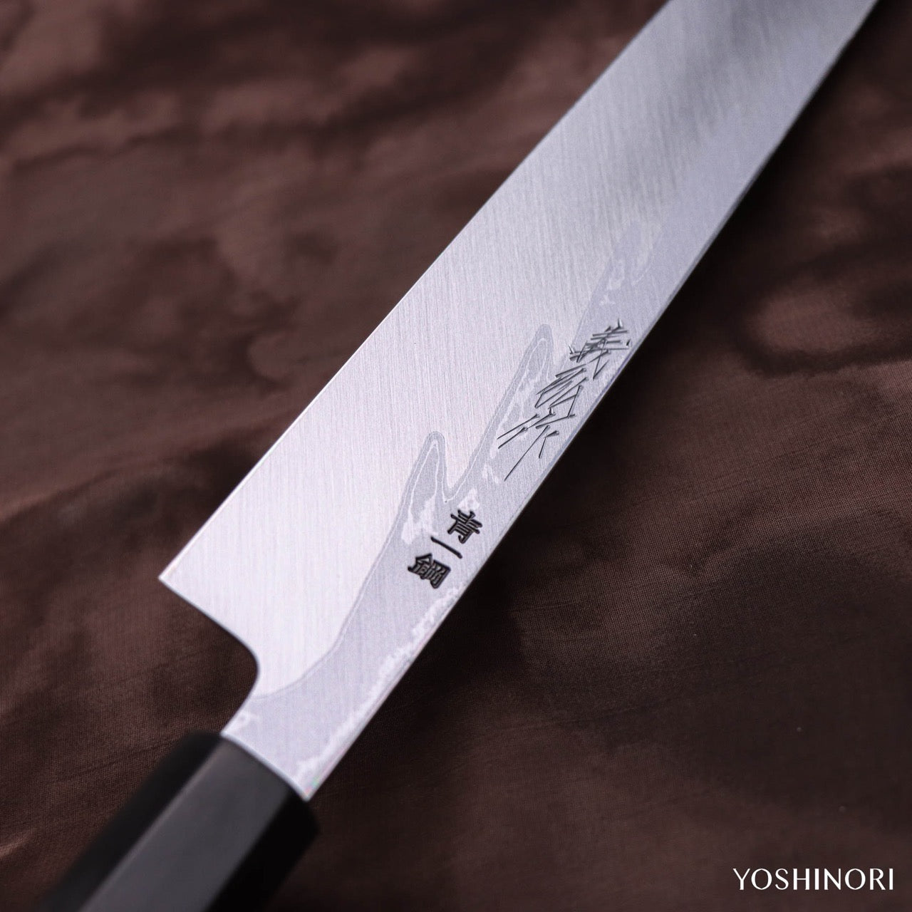 Yoshihiro Blue #1 Suminagashi Yanagi with Double Grooves