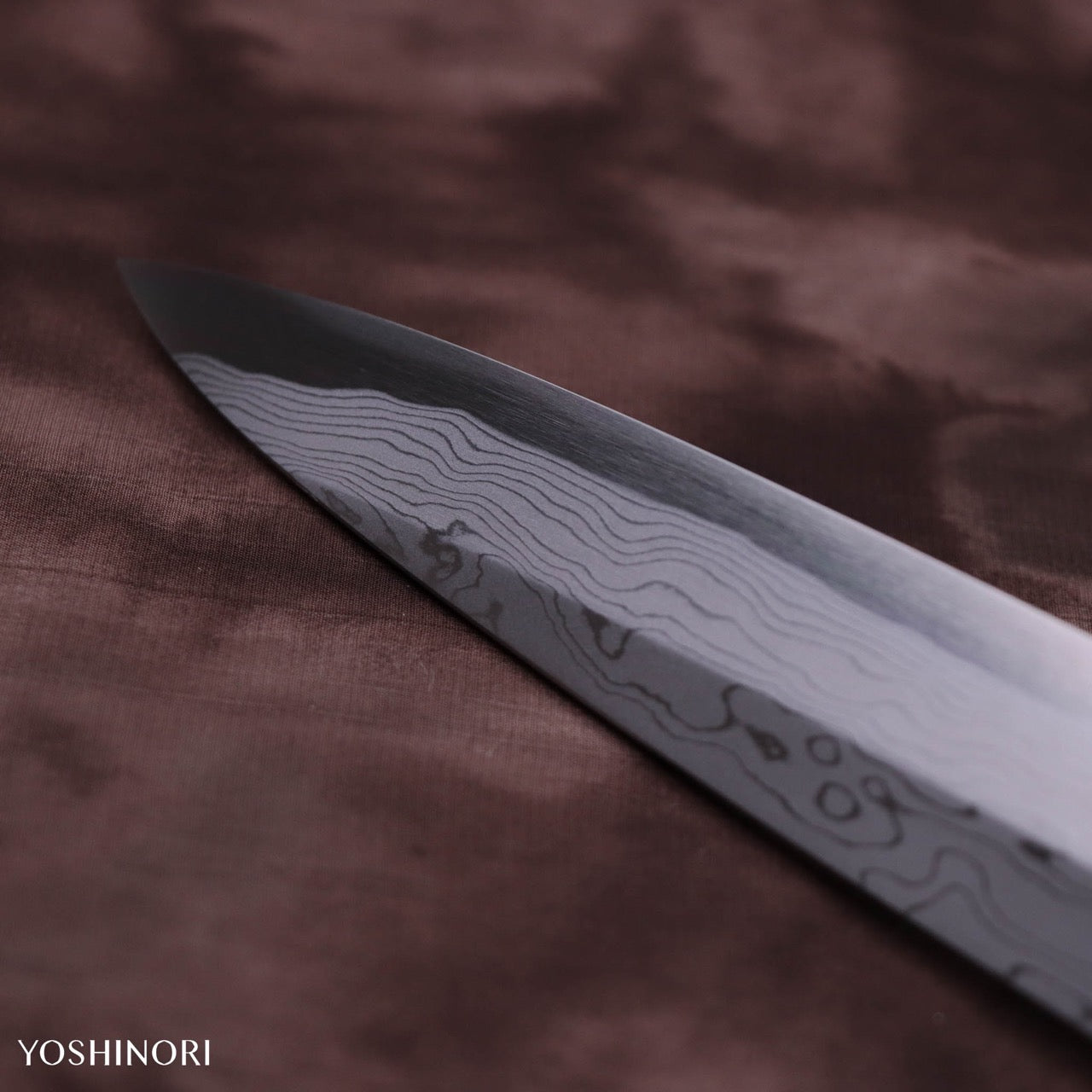 Yoshihiro Blue #1 Suminagashi Yanagi with Double Grooves
