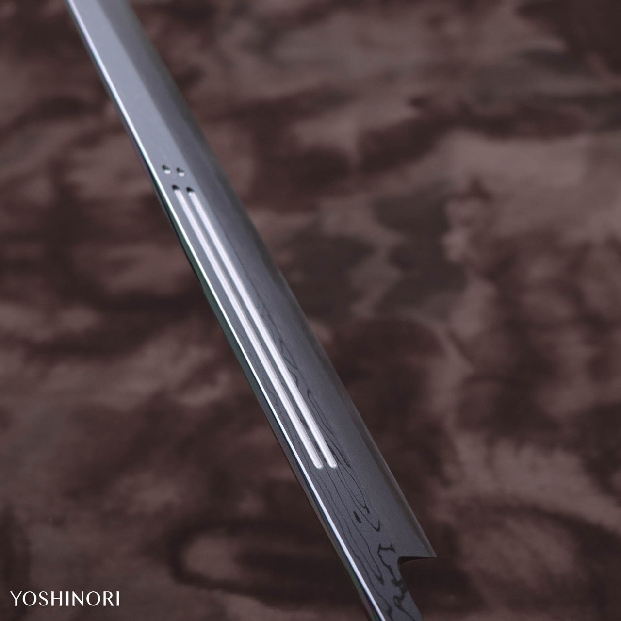 Yoshihiro Blue #1 Suminagashi Yanagi with Double Grooves