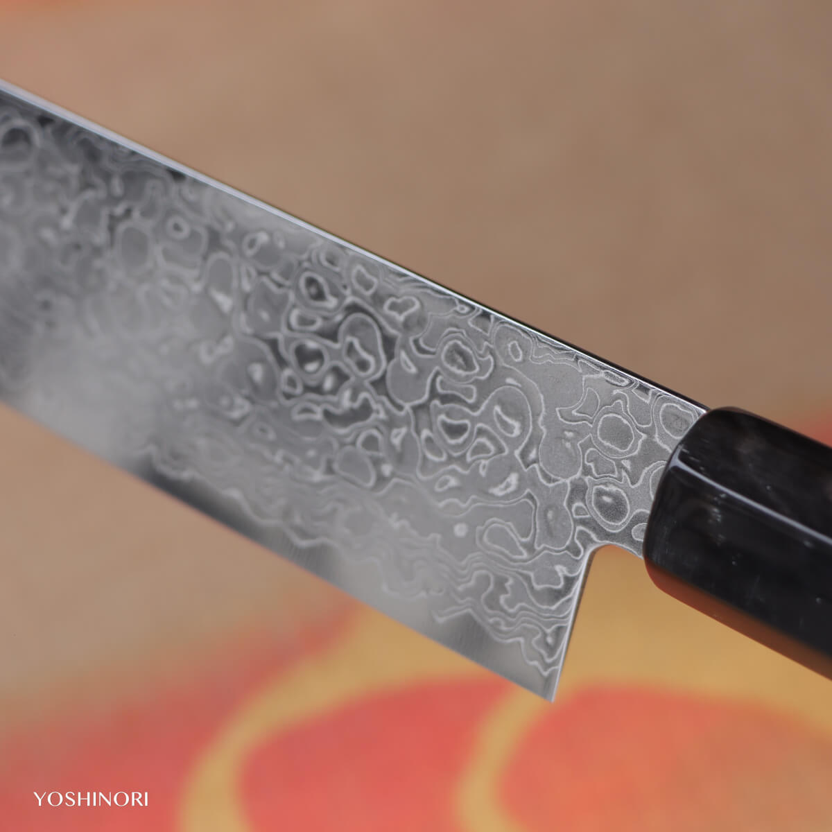 Yoshihiro AUS10 69-Layer Damascus Stainless Steel Wa-Nakiri with Magnolia Handle