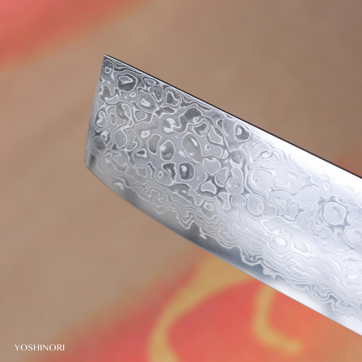 Yoshihiro AUS10 69-Layer Damascus Stainless Steel Wa-Nakiri with Magnolia Handle