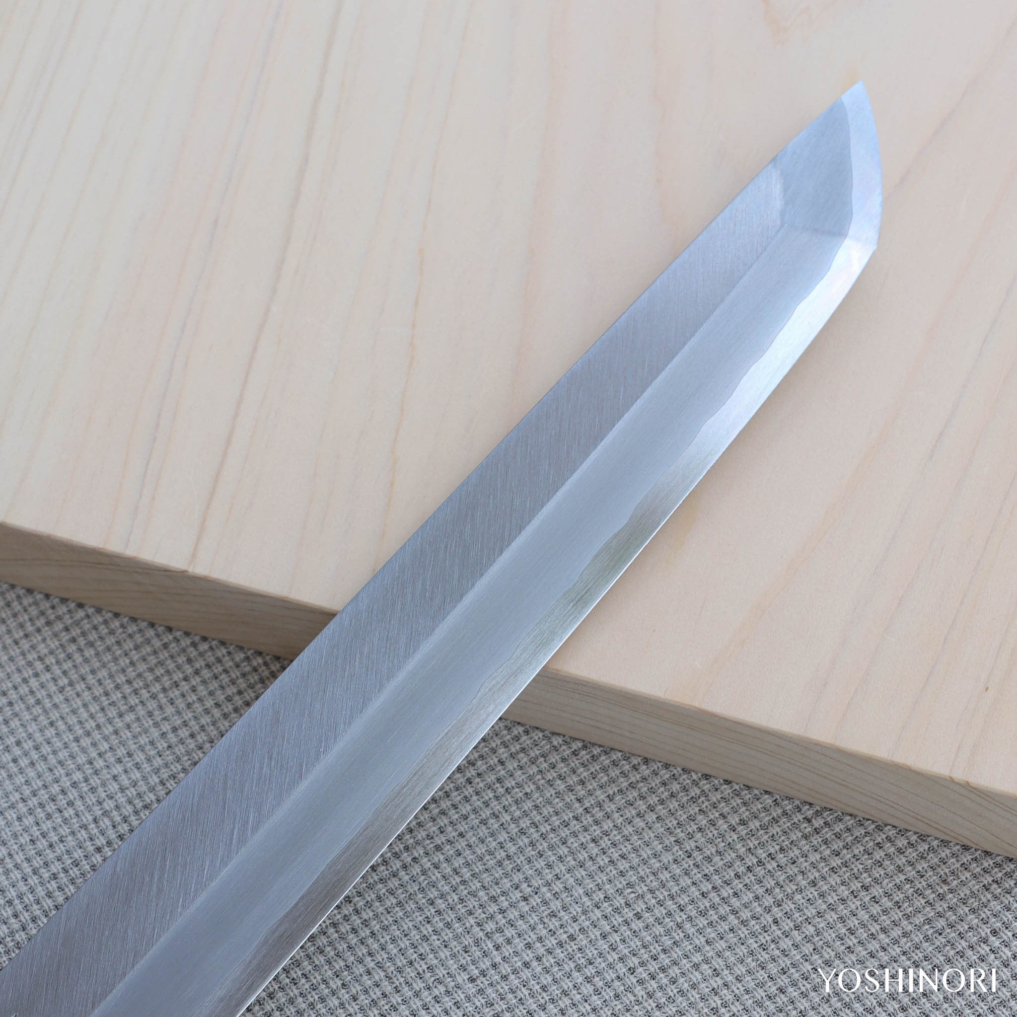 Yoshihiro Silver #3 Hon-Kasumi Sakimaru Takohiki Magnolia Handle