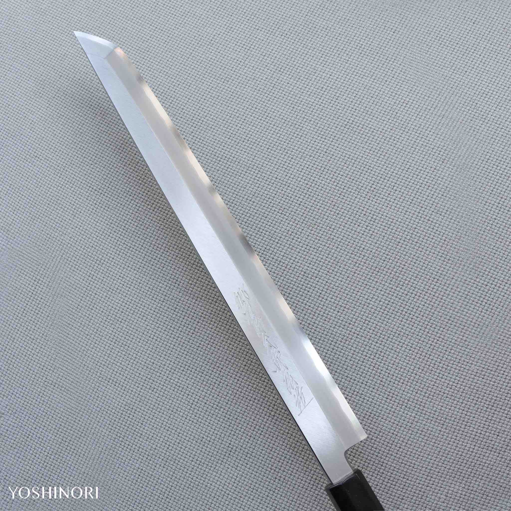 Yoshihiro Silver #3 Hon-Kasumi Sakimaru Takohiki Magnolia Handle