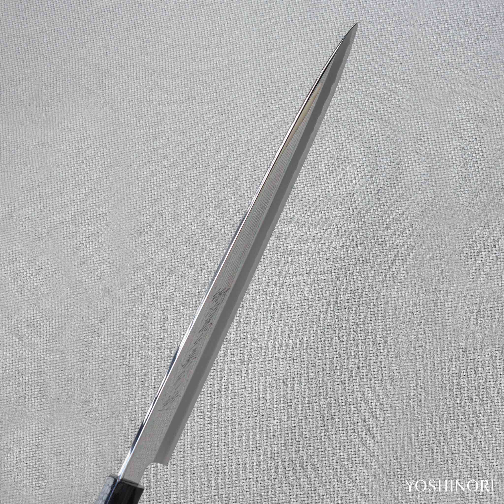 Yoshihiro Silver #3 Mirror Finish Yanagi with Ebony Handle