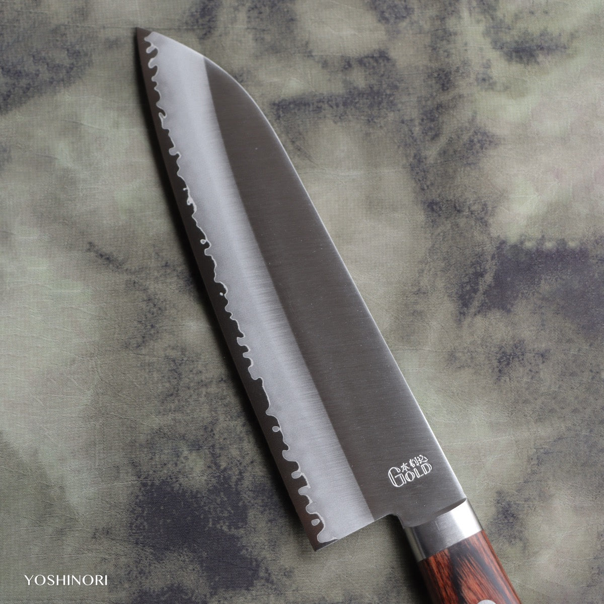 Yoshihiro VG1 Stainless Steel Santoku
