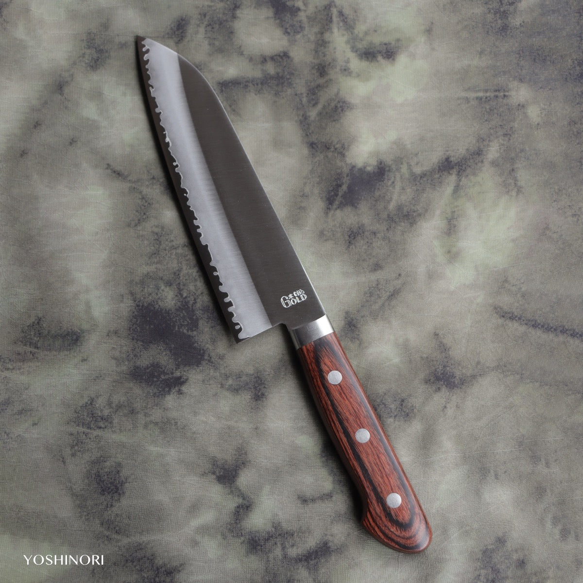 Yoshihiro VG1 Stainless Steel Santoku