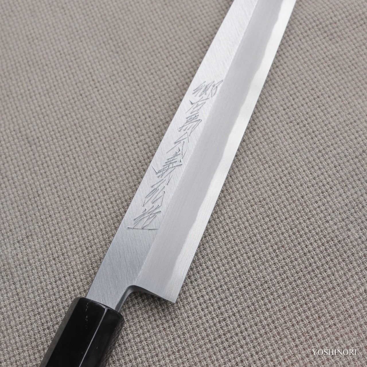 Yoshihiro White #2 Steel Hon-Kasumi Yanagi with Magnolia Wood Handle