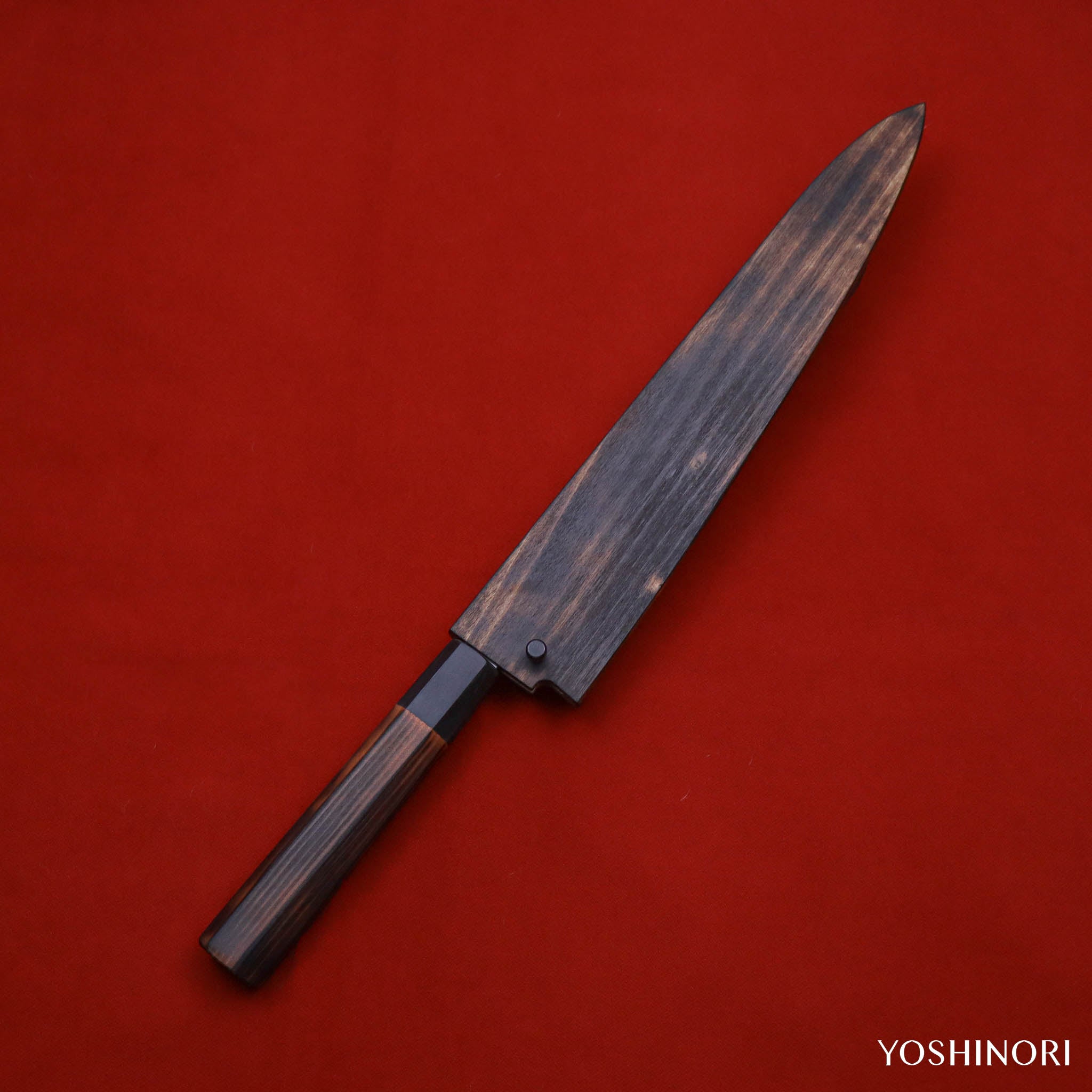 義弘作 VG1 全鋼 飛燕形 和式筋引 一位八角燒杉柄