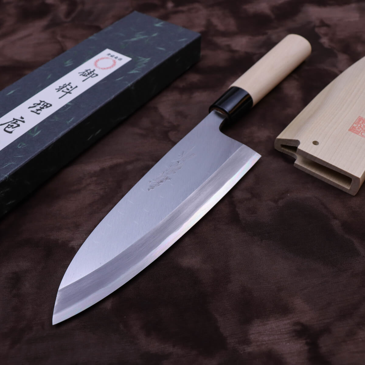 Yoshihiro Left Handed Yellow Steel Kasumi Finish Deba