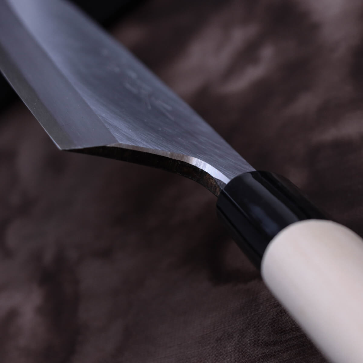 Yoshihiro Left Handed Yellow Steel Kasumi Finish Deba