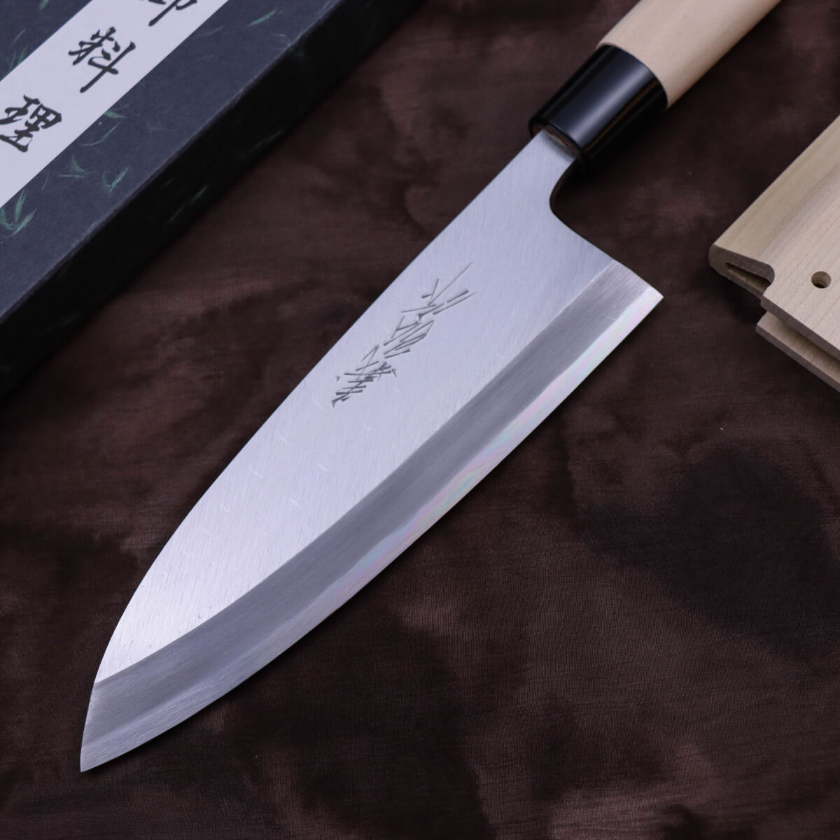Yoshihiro Left Handed Yellow Steel Kasumi Finish Deba