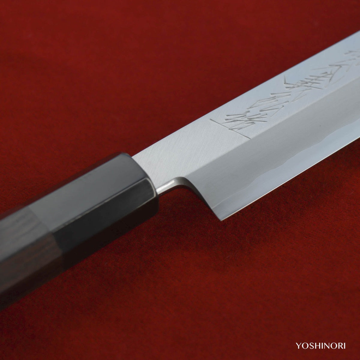 Yoshihiro Silver #3 Hon-Kasumi Yanagi with Ebony Handle