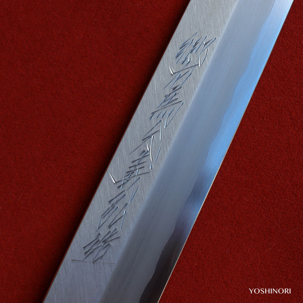 Yoshihiro Silver #3 Hon-Kasumi Yanagi with Ebony Handle