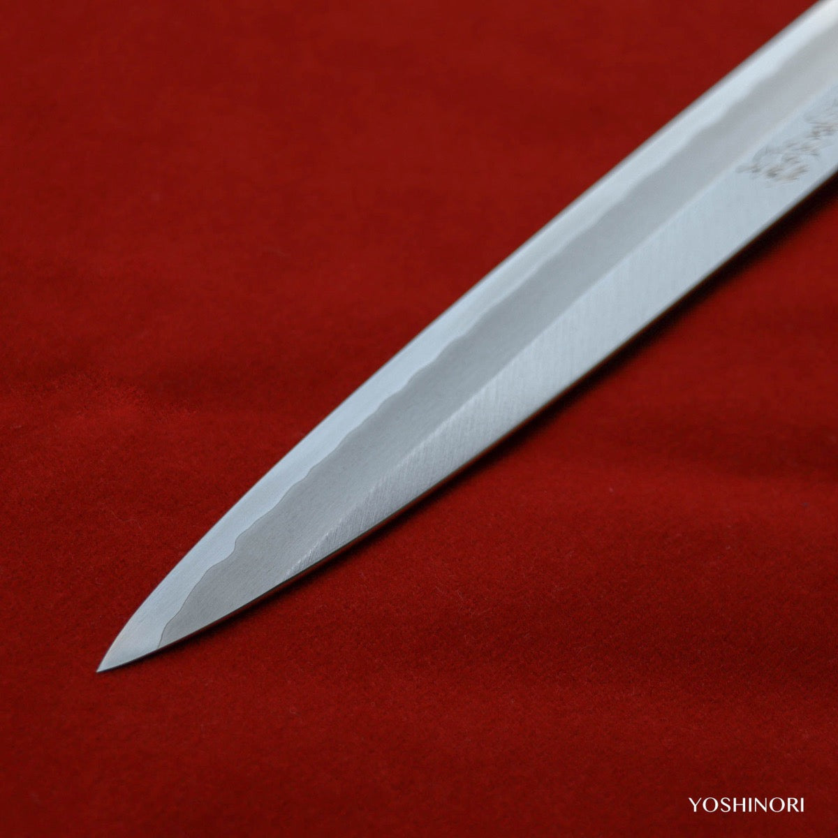 Yoshihiro Silver #3 Hon-Kasumi Yanagi with Ebony Handle