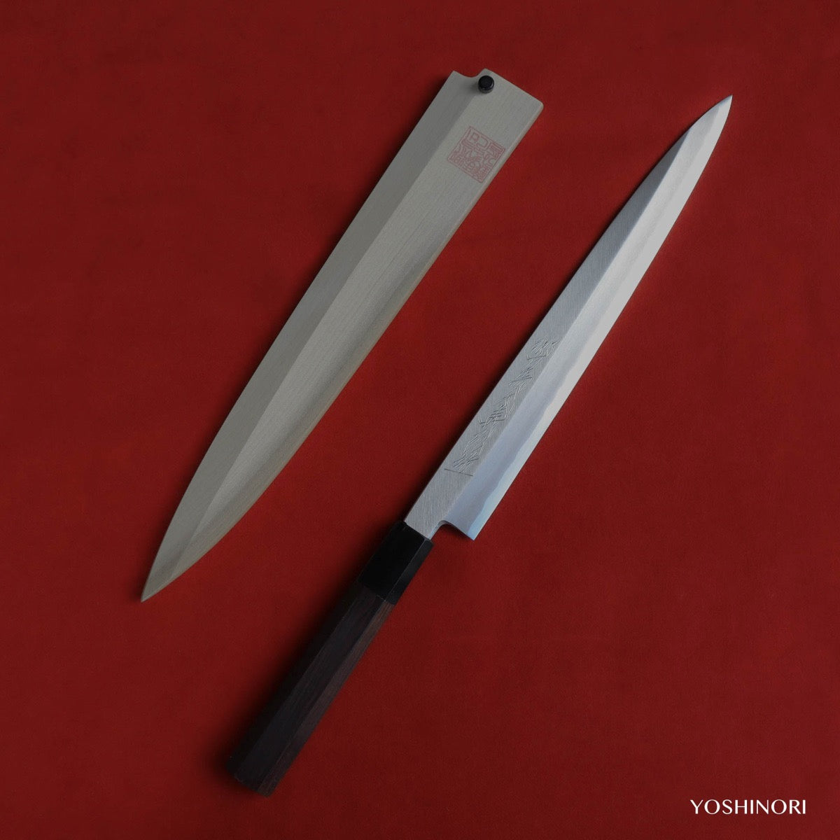 Yoshihiro Silver #3 Hon-Kasumi Yanagi with Ebony Handle