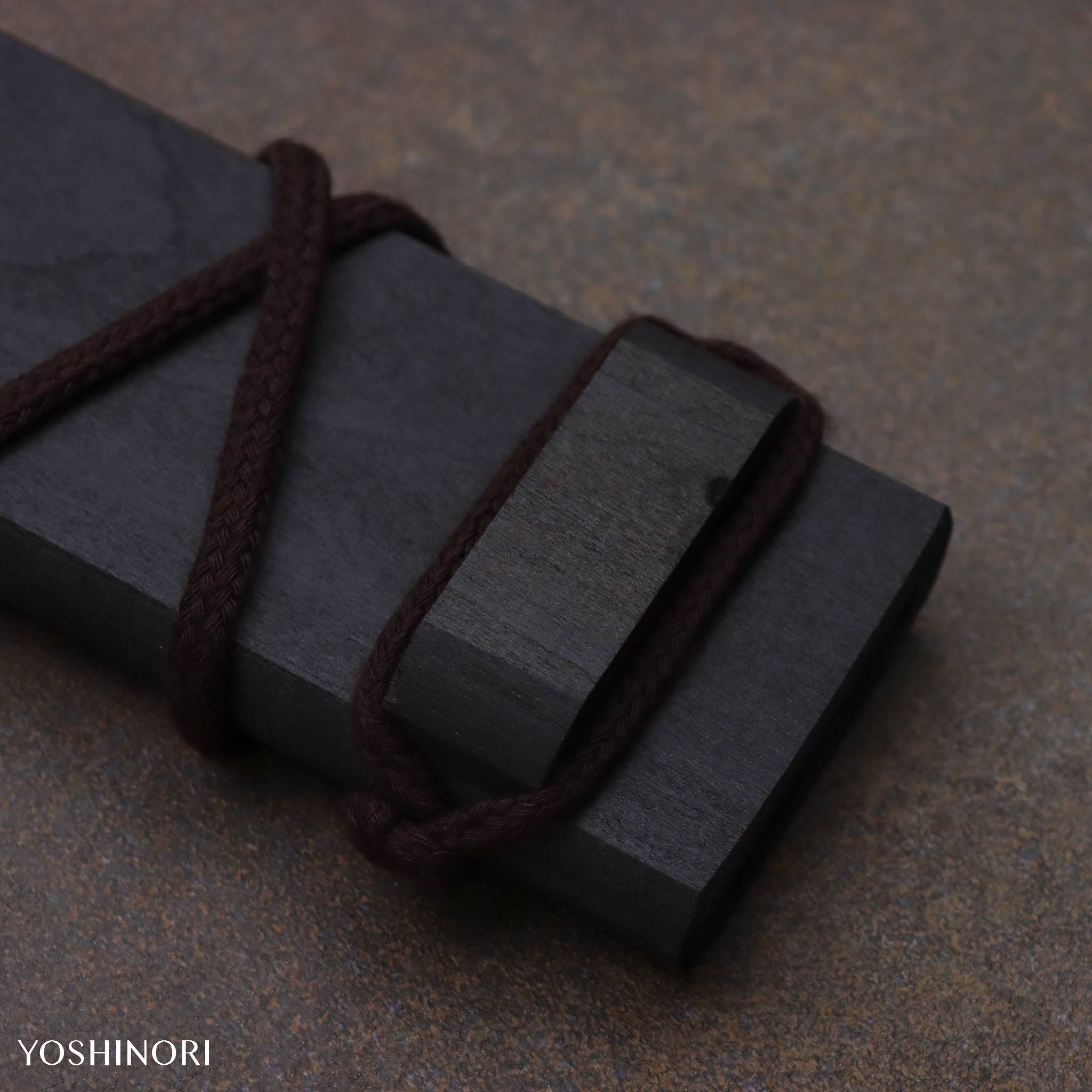 秋友義彥 甲伏鍛黑打 切付包丁（劍形山刀）琥珀鹿角柄