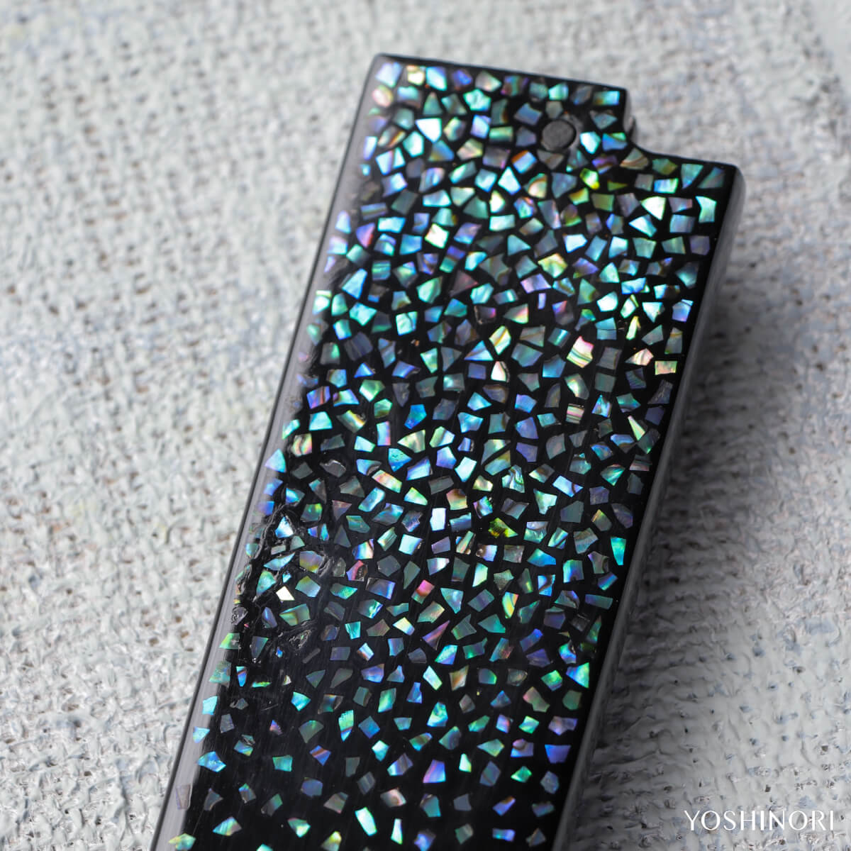 堺昇龍 V金不鏽鋼柳刃包丁 付黒螺鈿本漆塗鞘