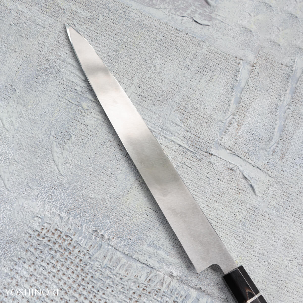 堺昇龍 V金不鏽鋼柳刃包丁 付黒螺鈿本漆塗鞘