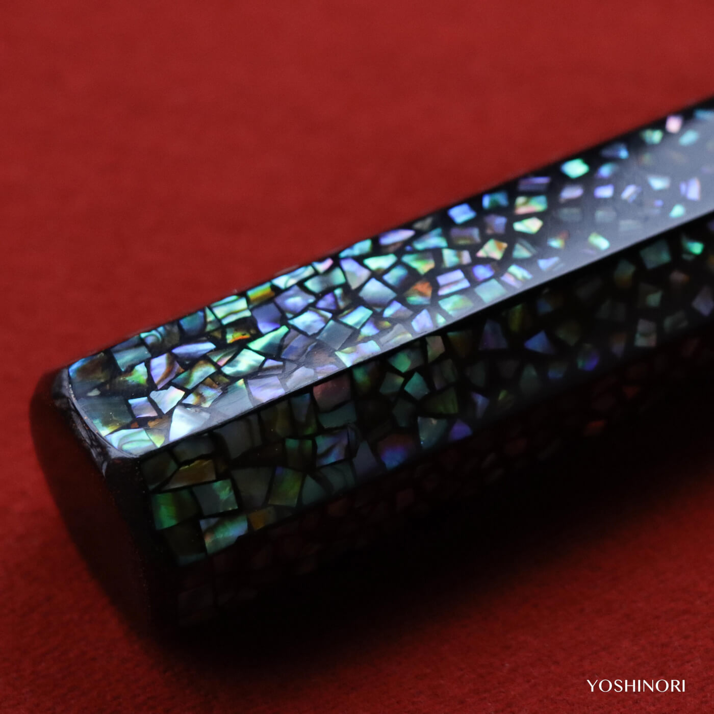 正本 SW瑞典不鏽合金鋼 和式牛刀 付本漆塗鞘