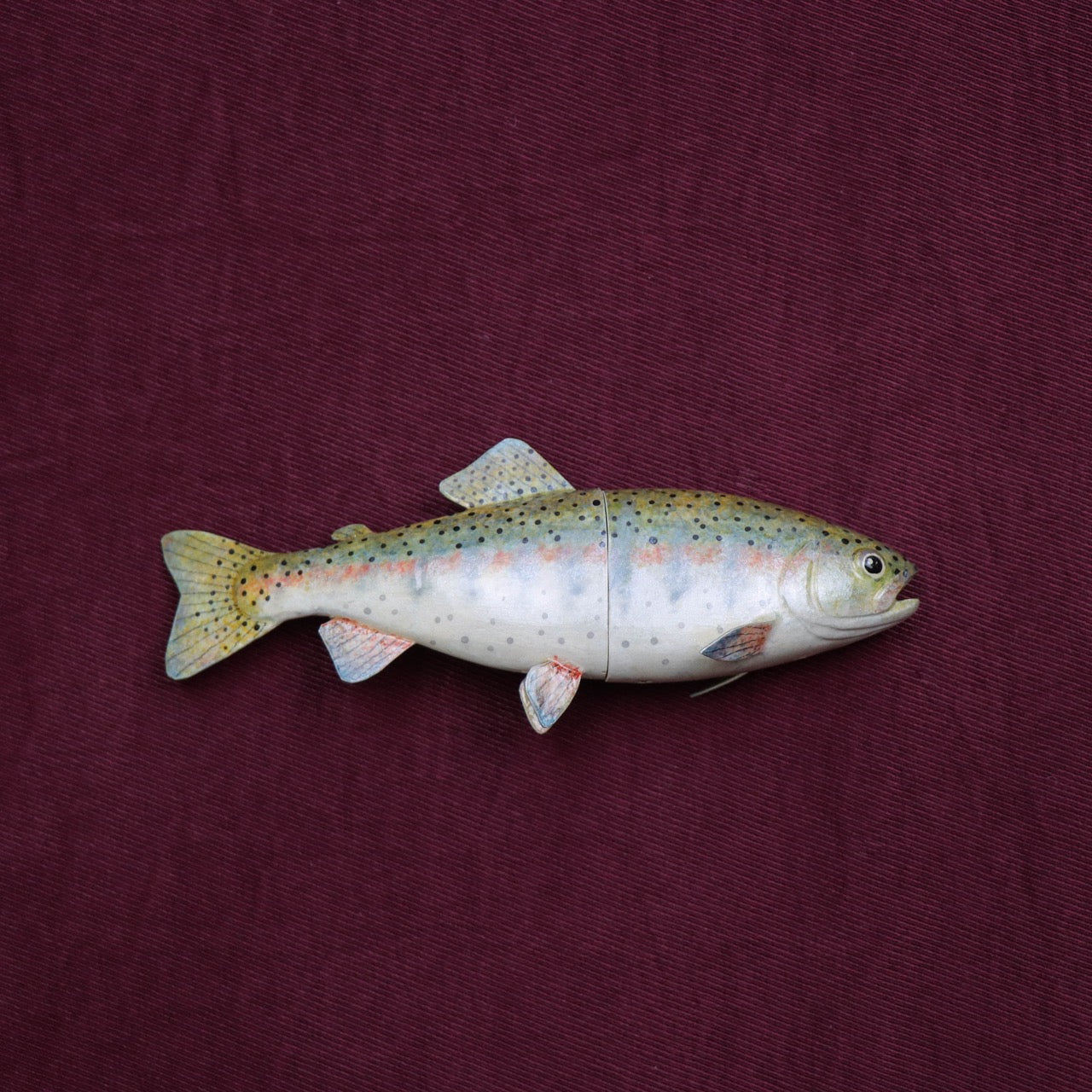 黑澤次夫 虹鱒造型 拆信萬用小刀