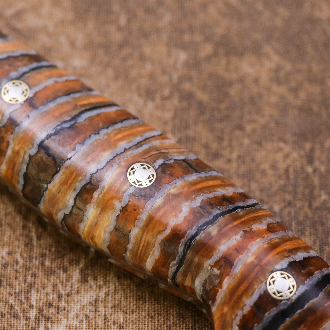 Ed Nichols 440C不鏽鋼 西班牙式牛刀 猛獁象下顎骨握柄