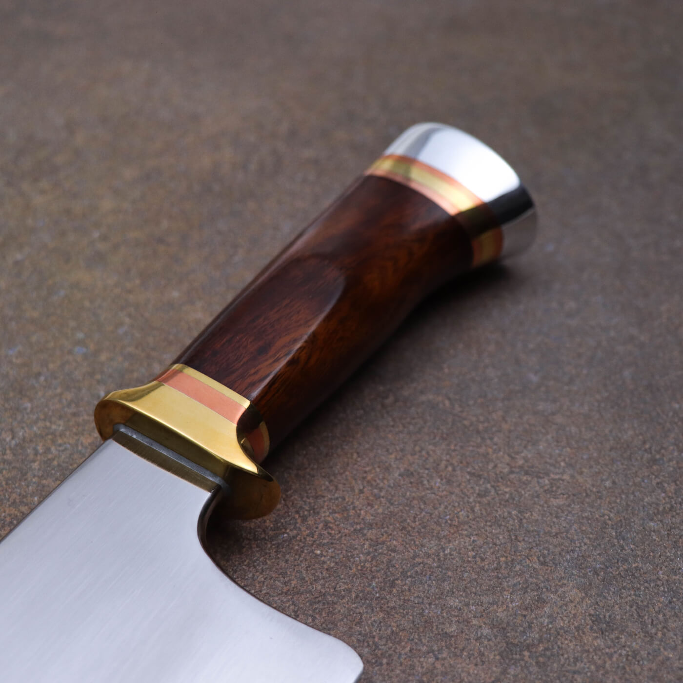 Ed Nichols 手工鍛造瑞典粉末高碳鋼 Bowie Style 露營大砍刀