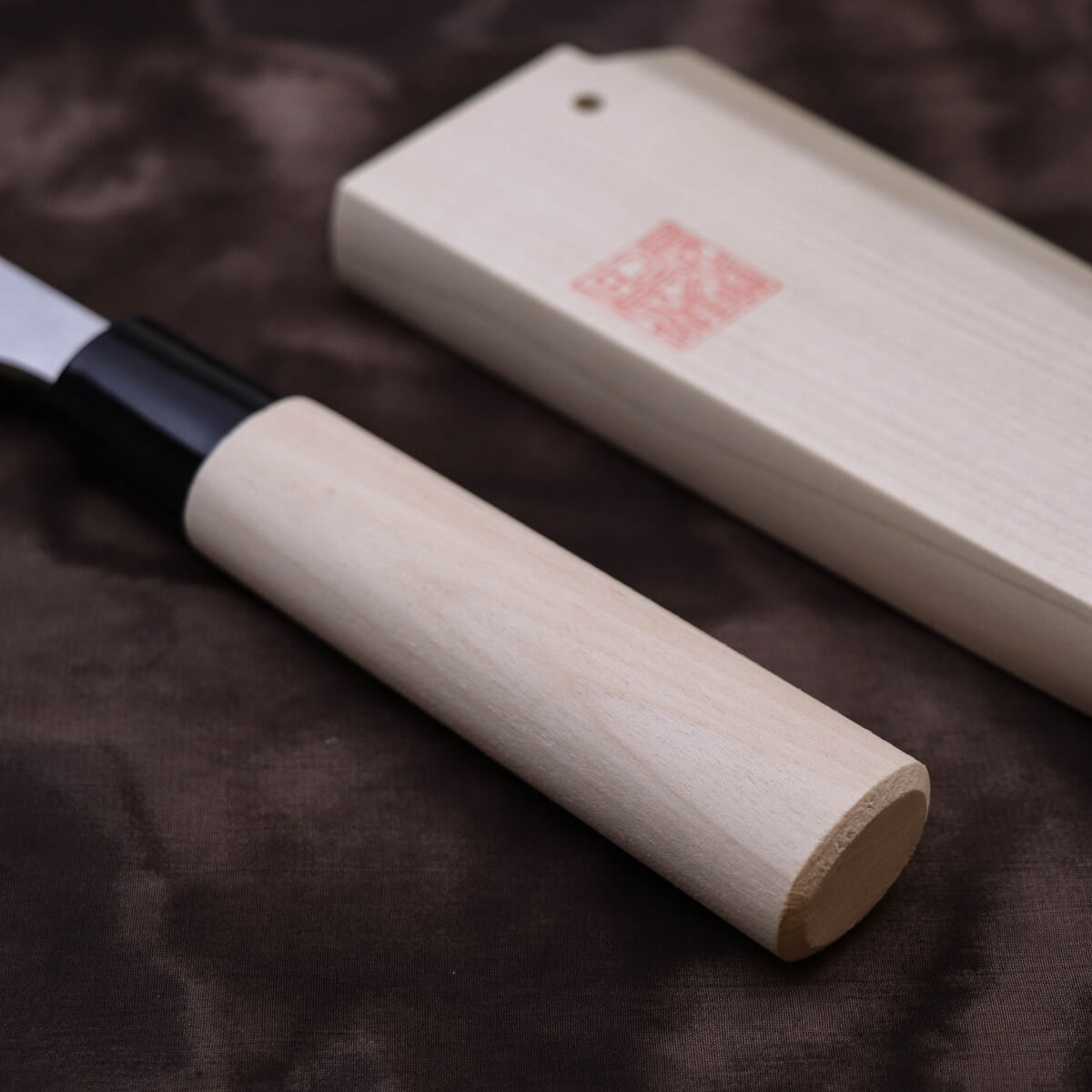 Yoshihiro Left Handed Yellow Steel Kasumi Finish Deba