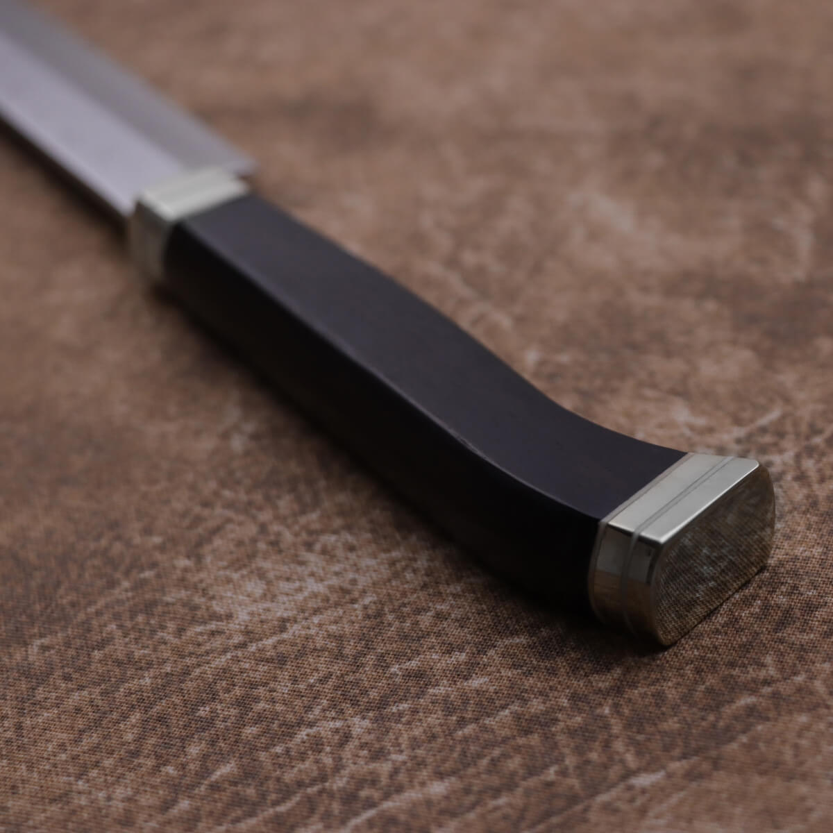 堺昇龍 銀三 鏡面先丸柳刃 洋黑檀